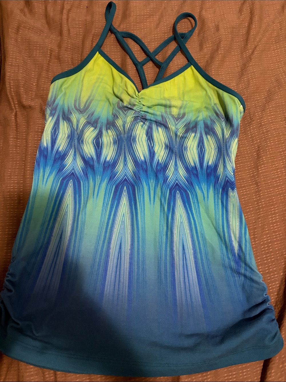 Prana teal tank